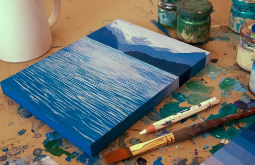 Lake Te Anau sketch