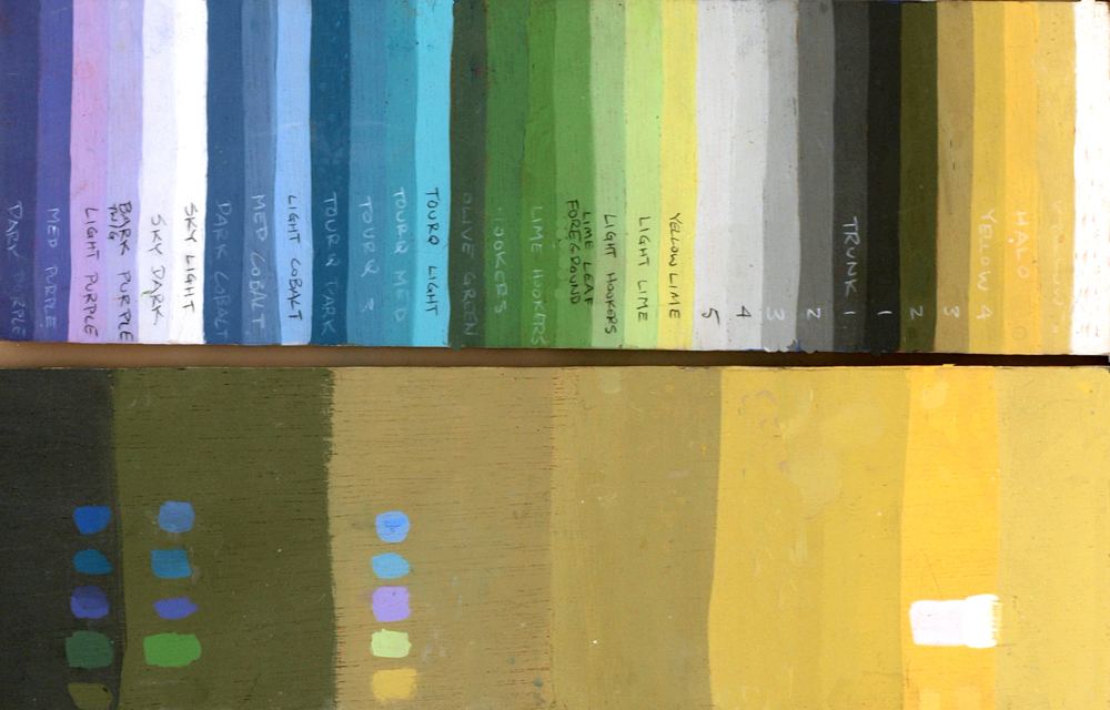 Alders colour chart